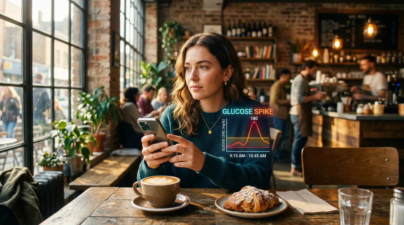 SugarTrap AI glucose response forecast